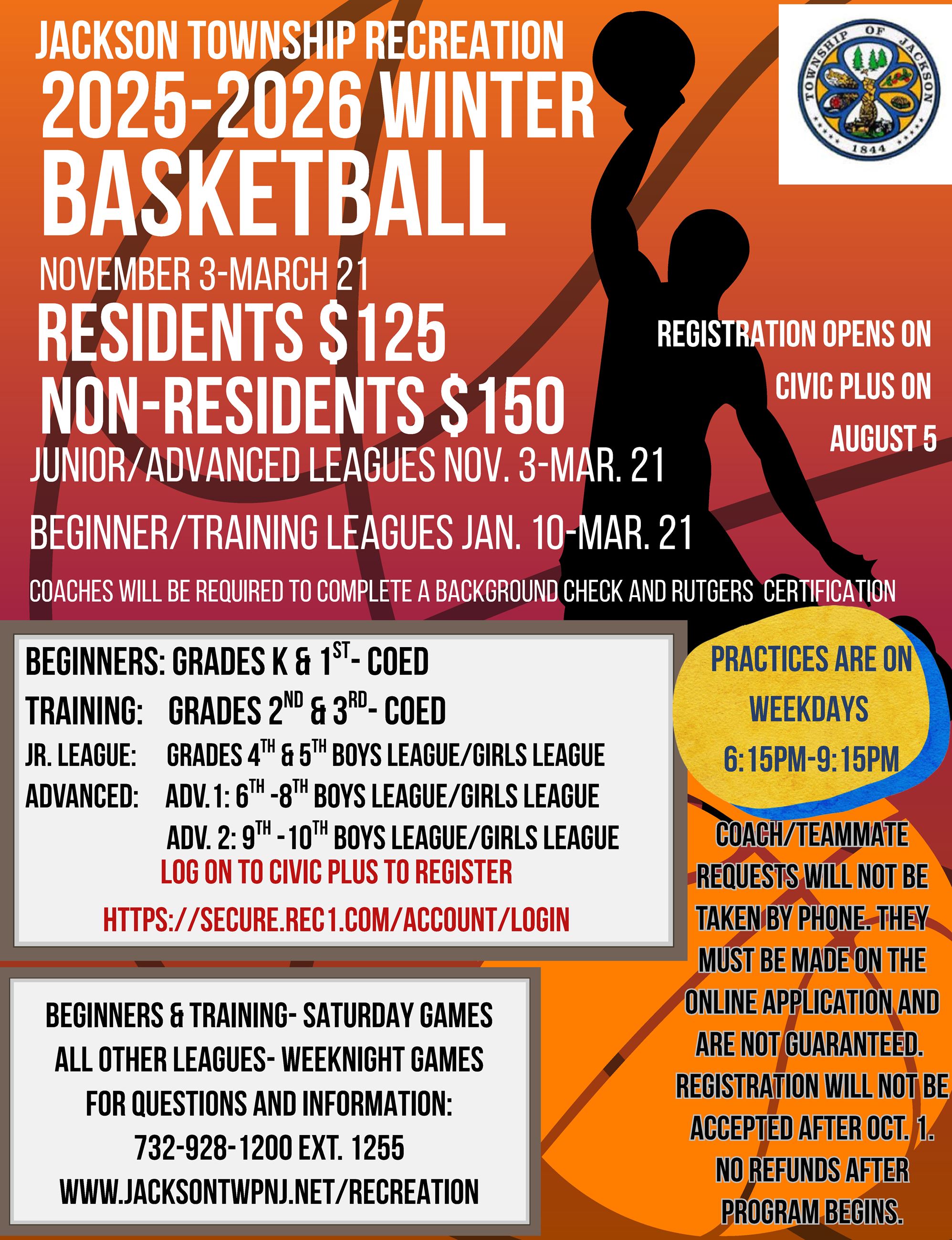 Winter Basketball 2025-2026