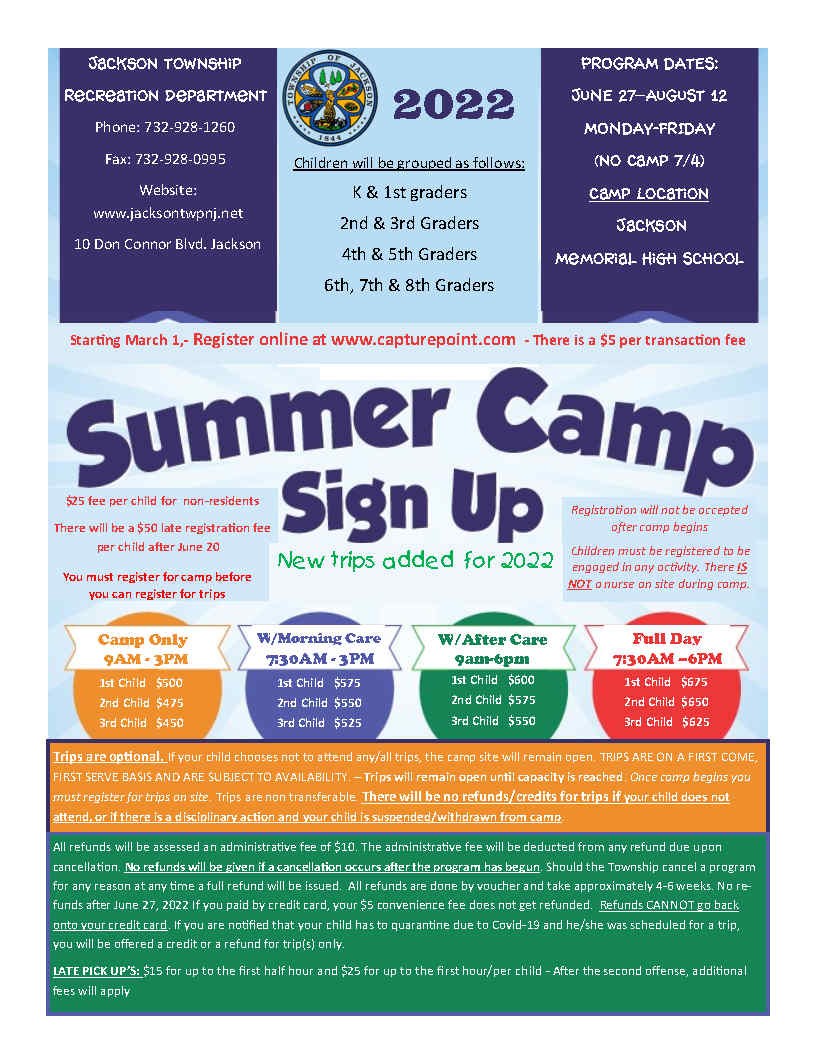 2022 K-8 SUMMER CAMP