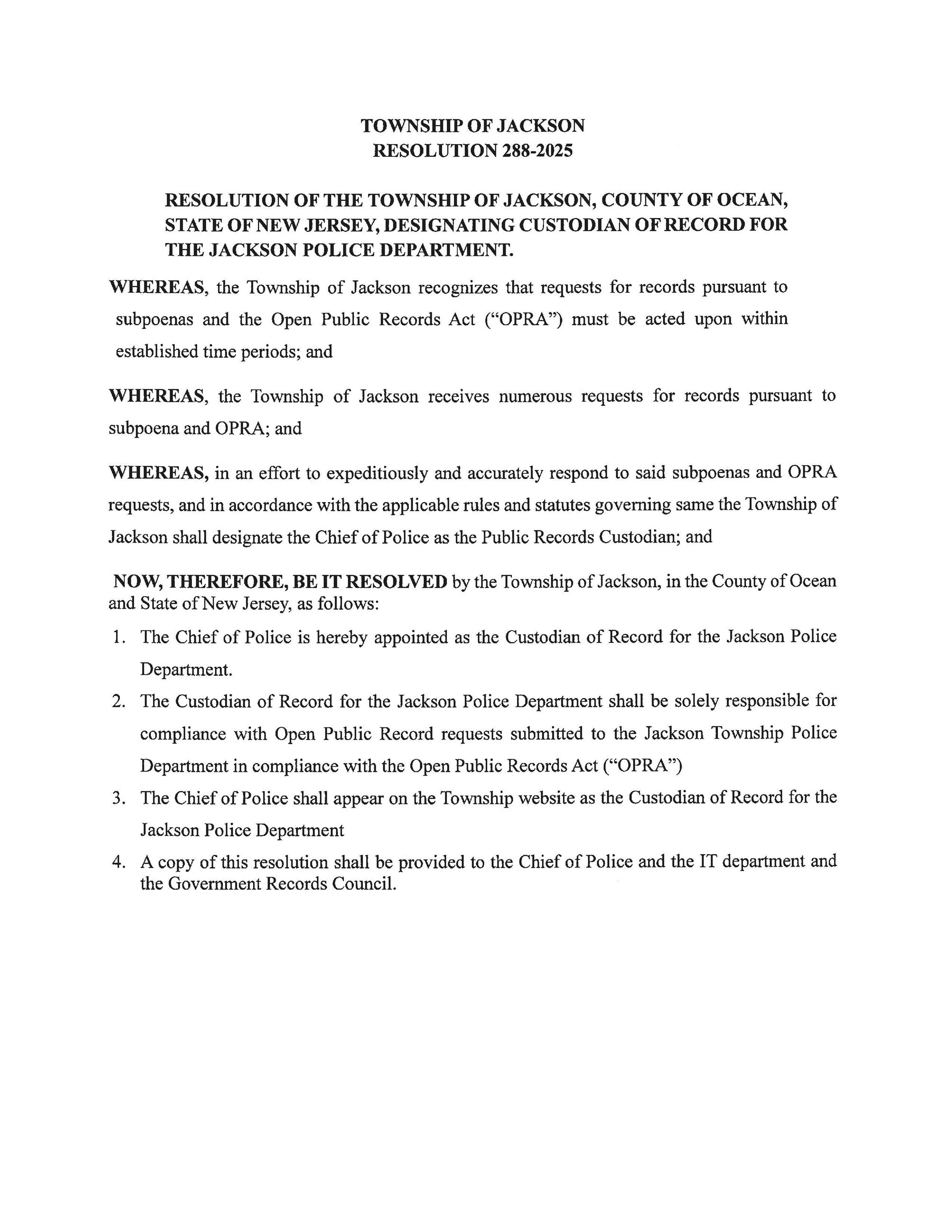 R288-2025 Designating Custodian Of Record For The Jackson Police Department_Page_1